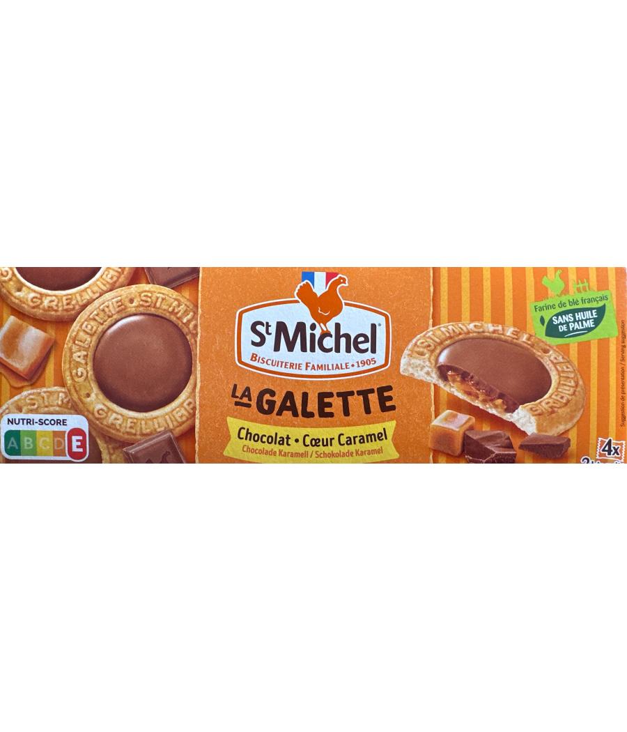 GALETTE CHOCOLAT - COEUR CARAMEL ST MICHEL  98G GALETTE CHOCOLAT - COEUR CARAMEL ST MICHEL  98G