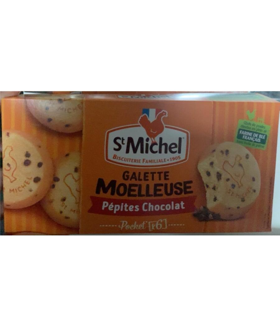 GALETTE MOELLEUSE PEPITES DE CHOCOLAT ST MICHEL 180G GALETTE MOELLEUSE PEPITES DE CHOCOLAT ST MICHEL 180G