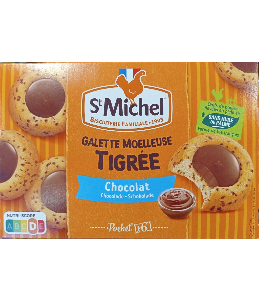 GALETTE MOELLEUSE TIGREE AU CHOCOLAT ST MICHEL 180G GALETTE MOELLEUSE TIGREE AU CHOCOLAT ST MICHEL 180G