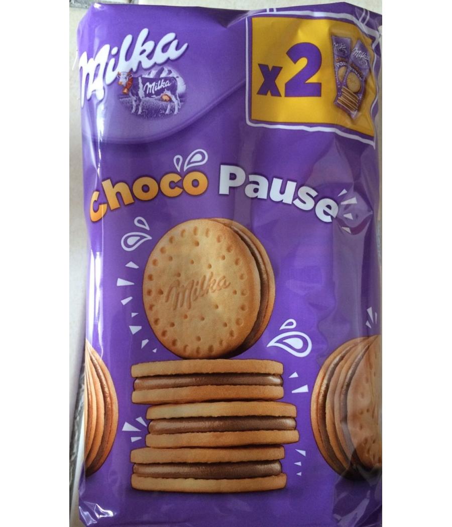 BISCUITS FOURRE AU CHACOLT AU LAILCHOCOPAUSE MILKA *2 520G BISCUITS FOURRE AU CHACOLT AU LAILCHOCOPAUSE MILKA *2 520G