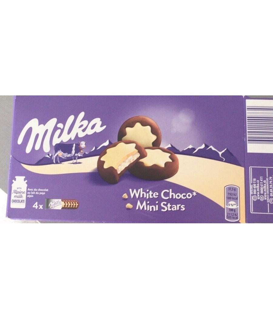 WHITE CHOCO MINI STARS 150G WHITE CHOCO MINI STARS 150G