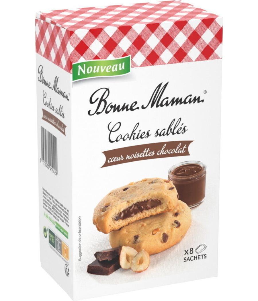COOKIES SABLES COEUR NOISETTES CHOCOLAT 200G 8 SACHETS COOKIES SABLES COEUR NOISETTES CHOCOLAT 200G 8 SACHETS