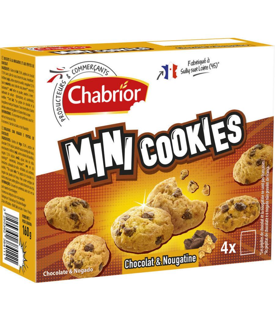 MINI COOKIES CHOCOLAT & NOUGATINE 4 X 40G MINI COOKIES CHOCOLAT & NOUGATINE 4 X 40G