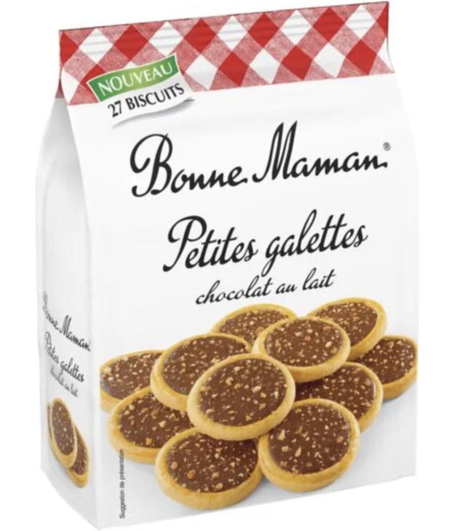 PETITES GALETTES CHOCOLAT AU LAIT BONNE MAMAN 324G PETITES GALETTES CHOCOLAT AU LAIT BONNE MAMAN 324G
