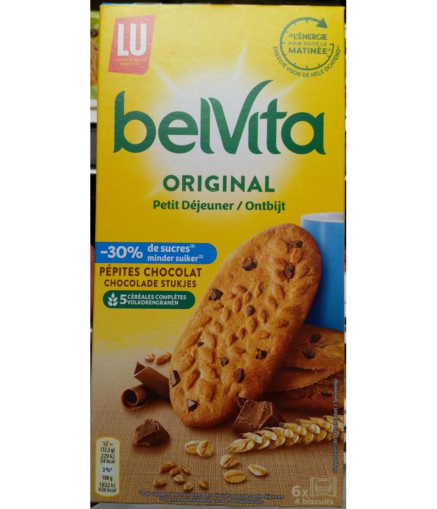 BELVITA ORIGINAL PETIT DEJEUNER PEPITES DE CHOCOLAT 300 G BELVITA ORIGINAL PETIT DEJEUNER PEPITES DE CHOCOLAT 300 G