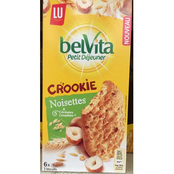 CROOKIE NOISETTES BELIVITA 300G