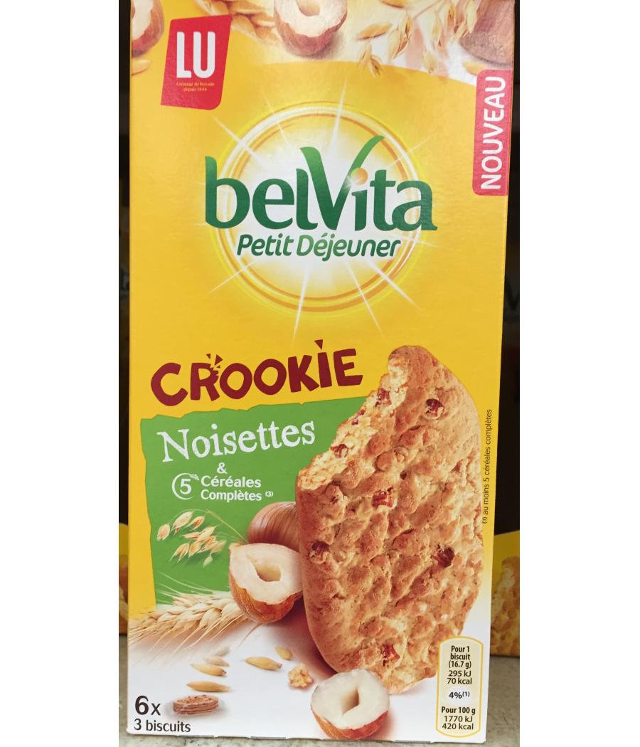CROOKIE NOISETTES BELIVITA 300G CROOKIE NOISETTES BELIVITA 300G
