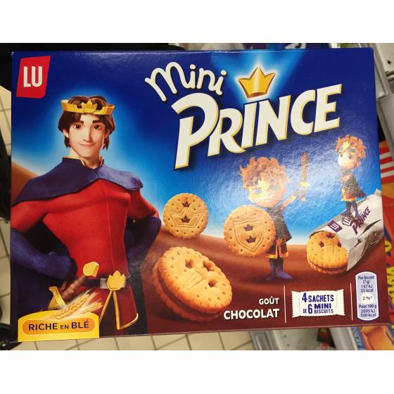 MINI BISCUITS PRINCE 100G