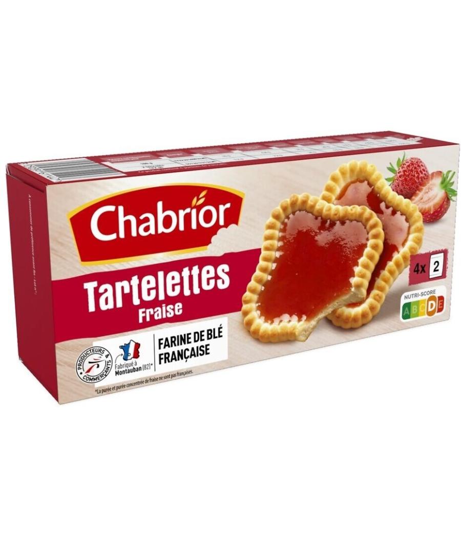 TARTELETTES FRAISE CHABRIOR 127G TARTELETTES FRAISE CHABRIOR 127G