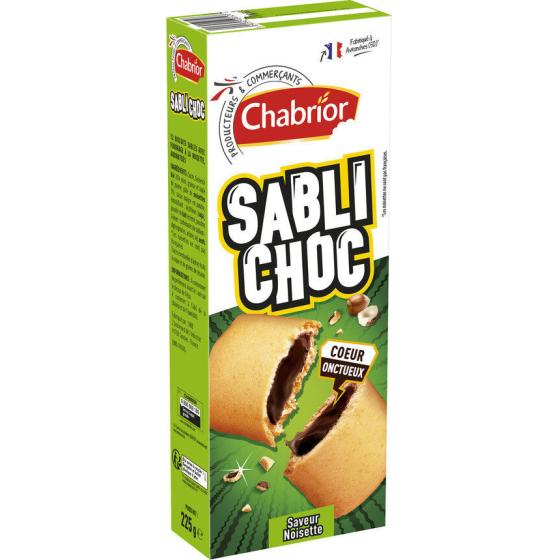 SABLI CHOC SAVEUR NOISETTE CHABRIOR 225G