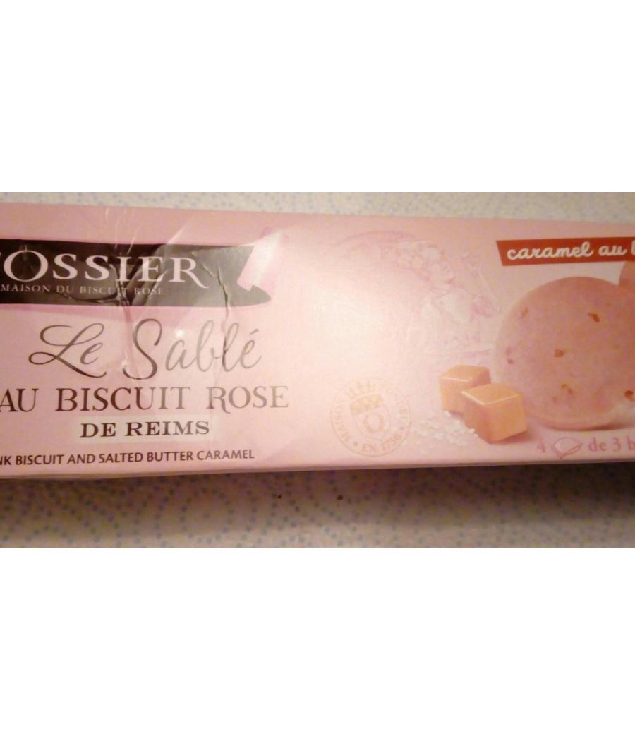 LE SABLE AU BISCUIT ROSE CARAMEL AU BEURRE SALE FOSSIER 110G LE SABLE AU BISCUIT ROSE CARAMEL AU BEURRE SALE FOSSIER 110G