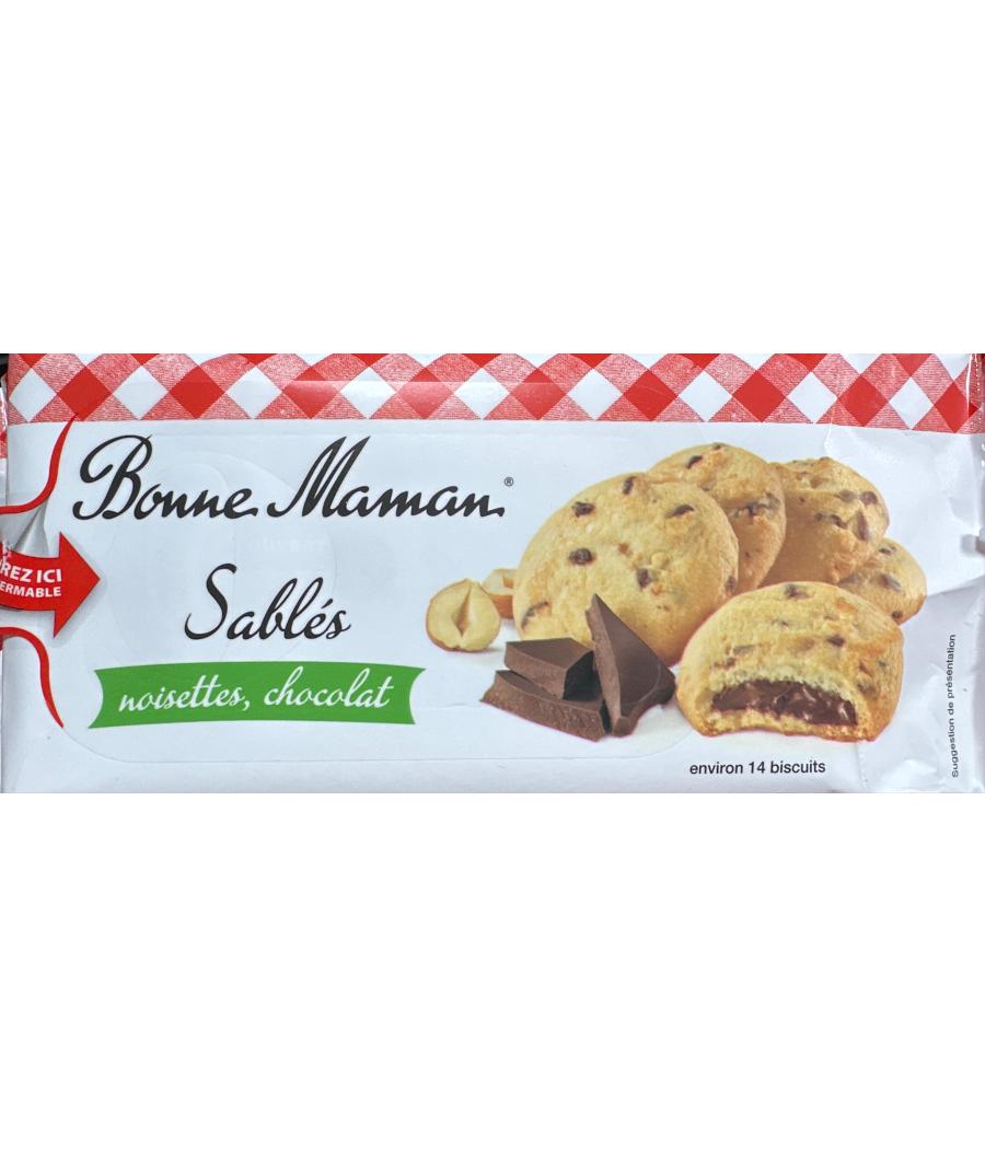 SABLES NOISETTE CHOCOLAT BONNE MAMAN 150G SABLES NOISETTE CHOCOLAT BONNE MAMAN 150G