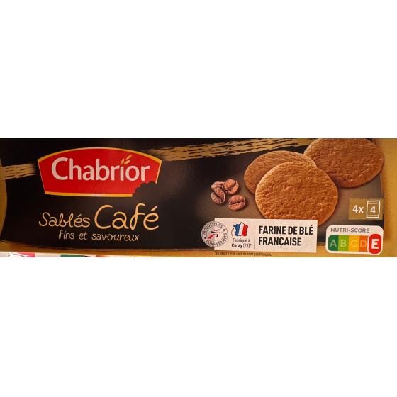 SABLES CAFE FINS ET SAVOUREUX CHABRIOR 120G