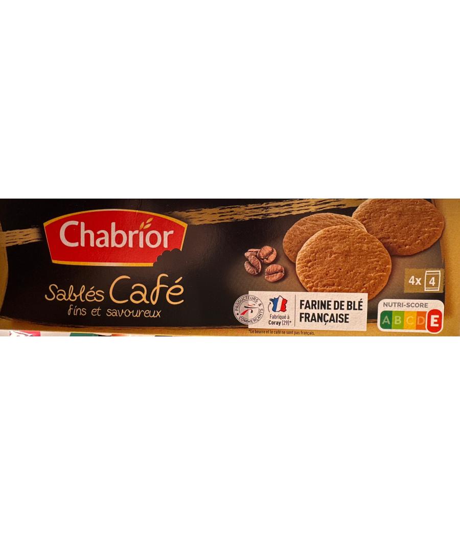 SABLES CAFE FINS ET SAVOUREUX CHABRIOR 120G SABLES CAFE FINS ET SAVOUREUX CHABRIOR 120G