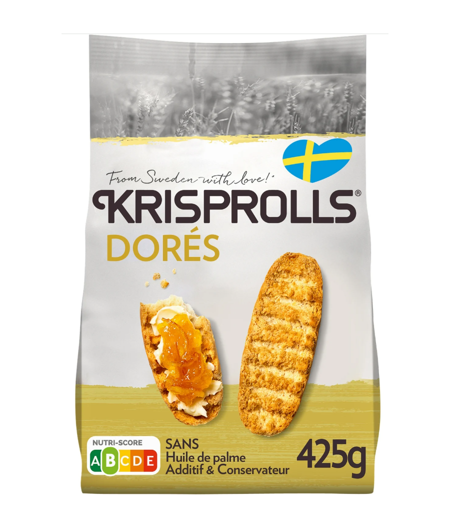 BISCOTTES KRISPROLLS 425G BISCOTTES KRISPROLLS 425G