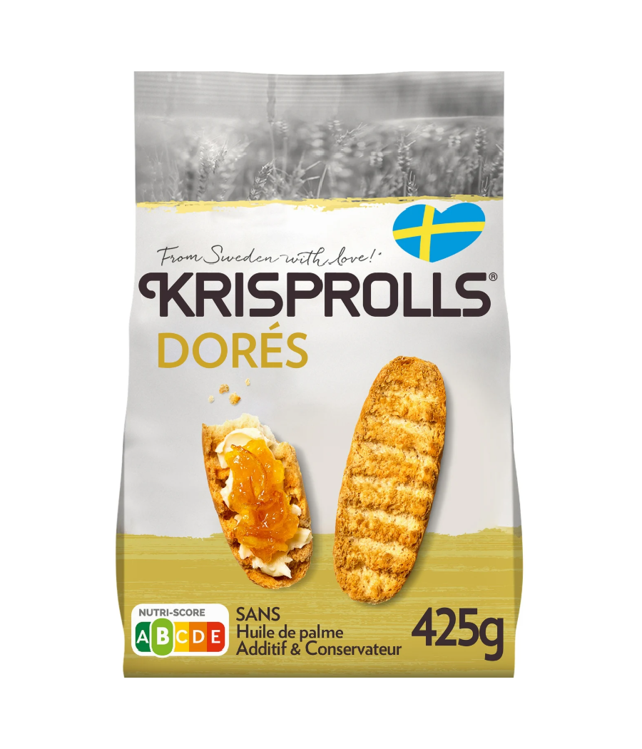 BISCOTTES KRISPROLLS 425G BISCOTTES KRISPROLLS 425G
