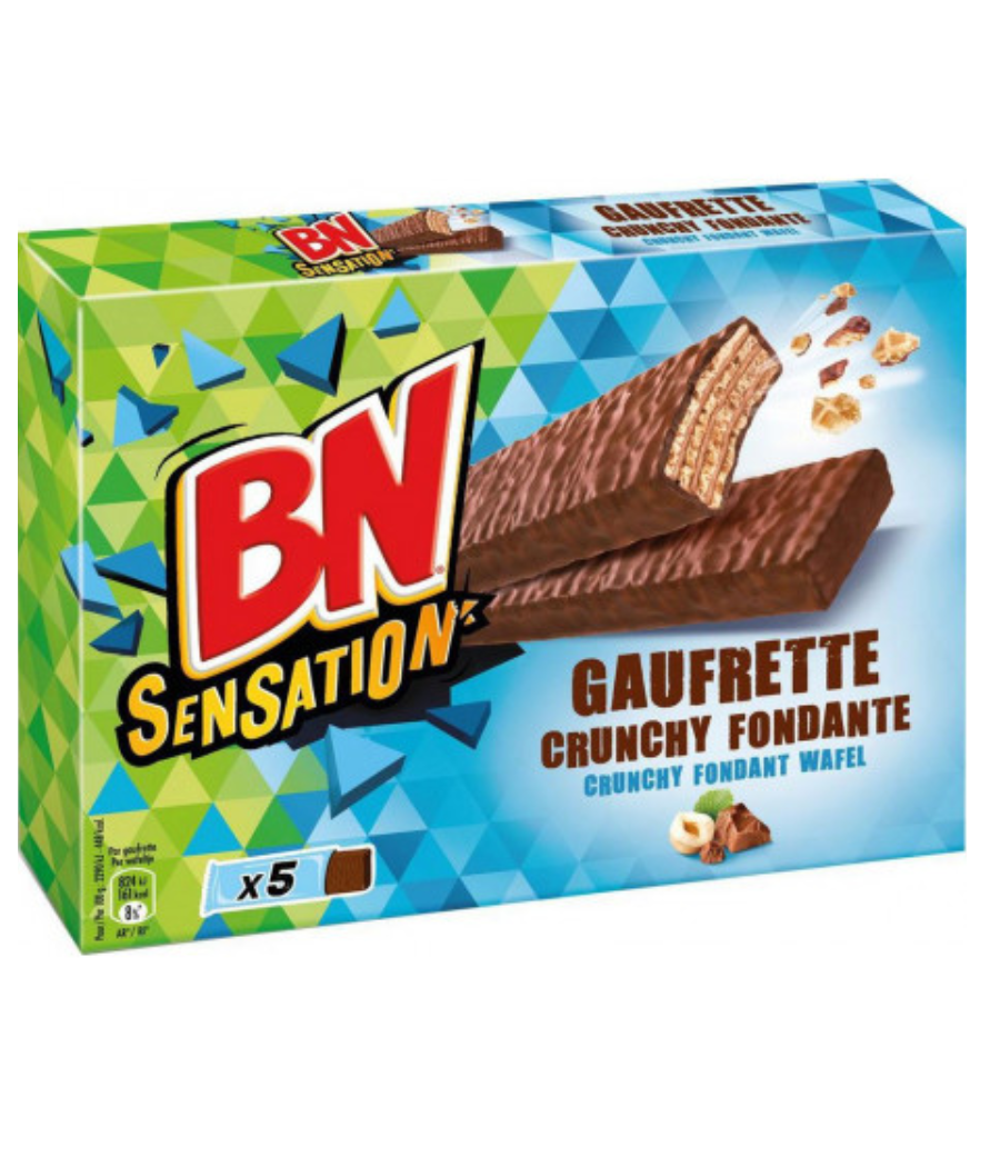 GAUFRETTE CRUNCHY FONDANTE 180 G (5 X 36 G) GAUFRETTE CRUNCHY FONDANTE 180 G (5 X 36 G)