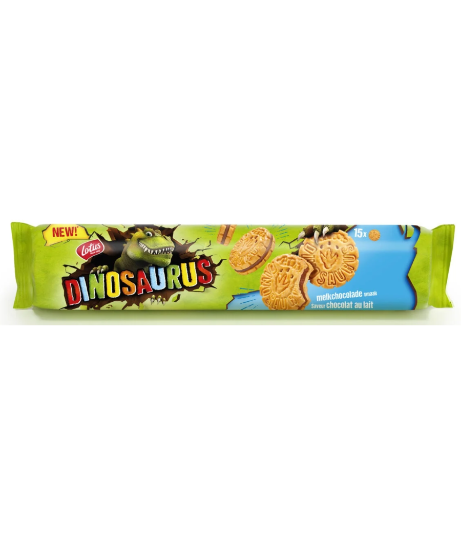 BISCUITS LOTUS DINOSAURUS SAVEUR CHOCOLAT 150G BISCUITS LOTUS DINOSAURUS SAVEUR CHOCOLAT 150G