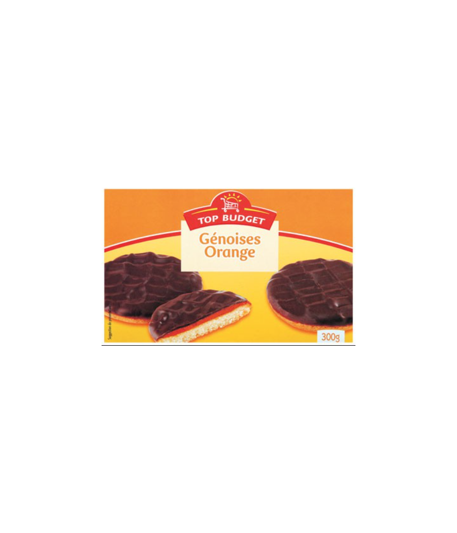GENOISES TOP BUDGET ORANGE 300G GENOISES TOP BUDGET ORANGE 300G