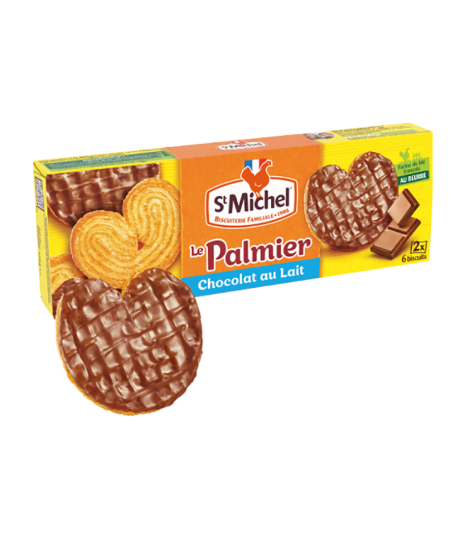 LE PALMIER CHOCOLAT AU LAIT SAINT MICHEL 125G LE PALMIER CHOCOLAT AU LAIT SAINT MICHEL 125G