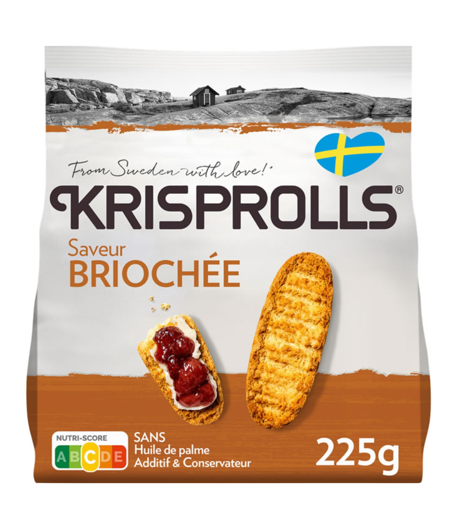 PETITS PAINS SUEDOIS BRIOCHEE KRISPROLLS 225G PETITS PAINS SUEDOIS BRIOCHEE KRISPROLLS 225G