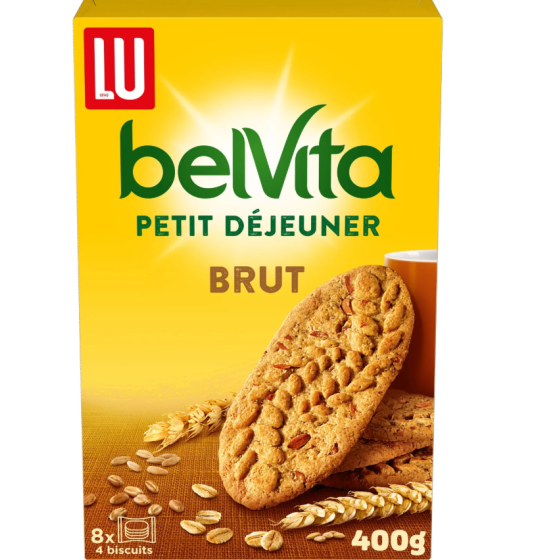 BELVITA BRUT 5 CEREALES COMPLETES LU 400G