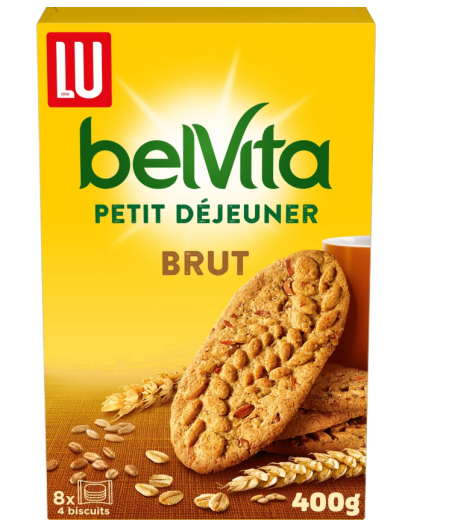 BELVITA BRUT 5 CEREALES COMPLETES LU 400G