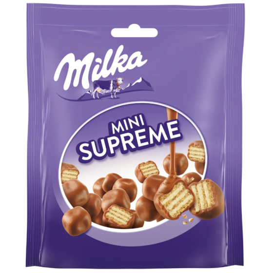 BISCUITS MILKA GAUFFRETTE ENROBES AU CHOCOLAT AU LAIT 110G