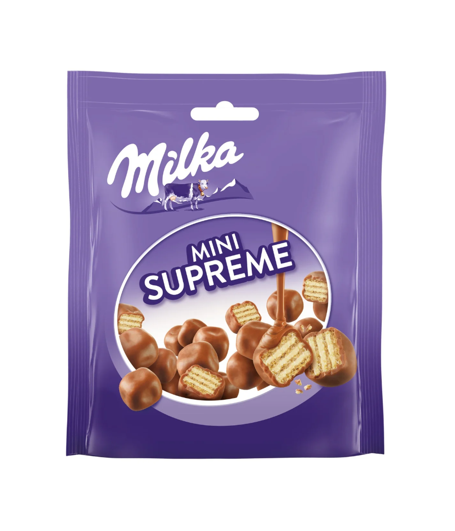 BISCUITS MILKA GAUFFRETTE ENROBES AU CHOCOLAT AU LAIT 110G BISCUITS MILKA GAUFFRETTE ENROBES AU CHOCOLAT AU LAIT 110G