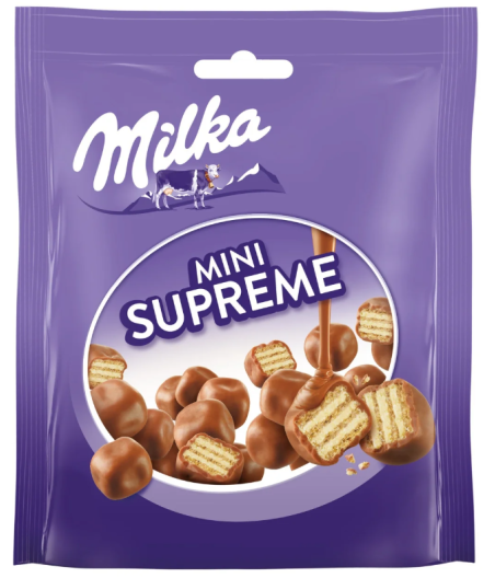 BISCUITS MILKA GAUFFRETTE ENROBES AU CHOCOLAT AU LAIT 110G