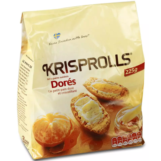 PETITS PAINS SUEDOIS DORES KRISPROLLS 225 G