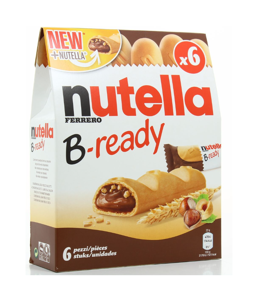BISCUITS NUTELLA FOURRES NOISETTES ET CACAO 6X 132G BISCUITS NUTELLA FOURRES NOISETTES ET CACAO 6X 132G