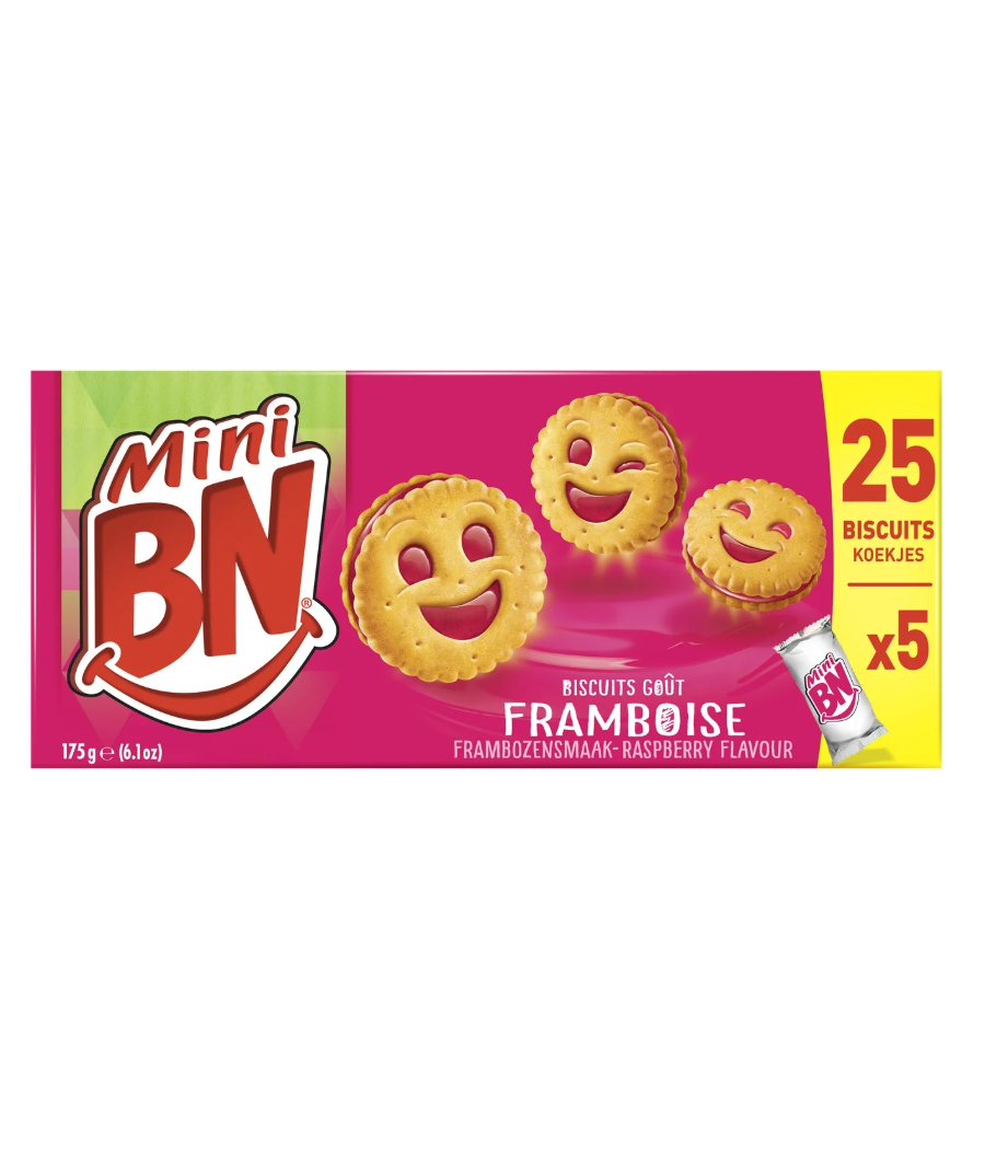 BISCUITS BN MINI GOUT FRAMBOISE  175G BISCUITS BN MINI GOUT FRAMBOISE  175G