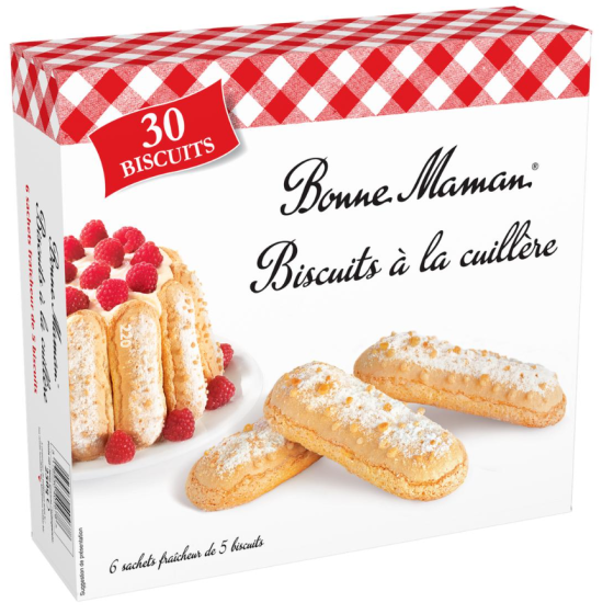 BISCUITS BONNE MAMAN A LA CUILLERE 30 BISCUITS  250 G