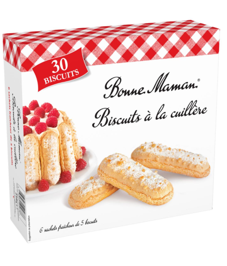 BISCUITS BONNE MAMAN A LA CUILLERE 30 BISCUITS  250 G