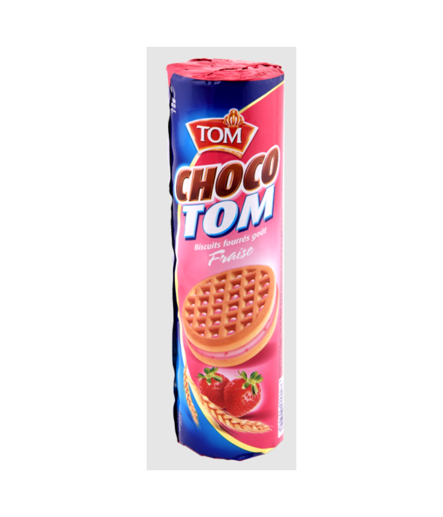 BISCUITS TOM GOUT FRAISE 190 G BISCUITS TOM GOUT FRAISE 190 G