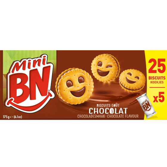 BISCUITS BN MINI GOUT CHOCOLAT 175G (5X35G)