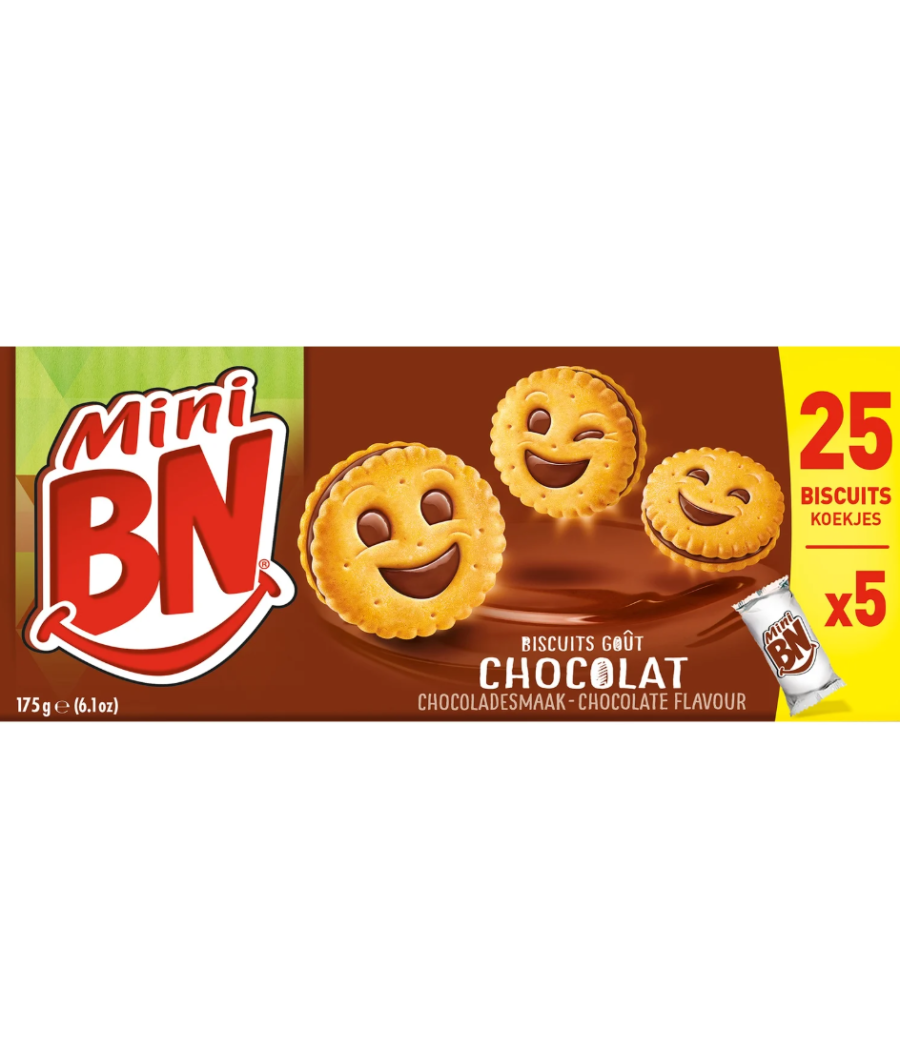 BISCUITS BN MINI GOUT CHOCOLAT 175G (5X35G) BISCUITS BN MINI GOUT CHOCOLAT 175G (5X35G)