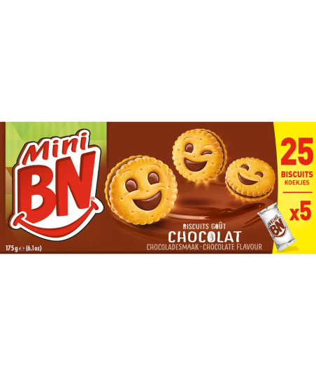 BISCUITS BN MINI GOUT CHOCOLAT 175G (5X35G)
