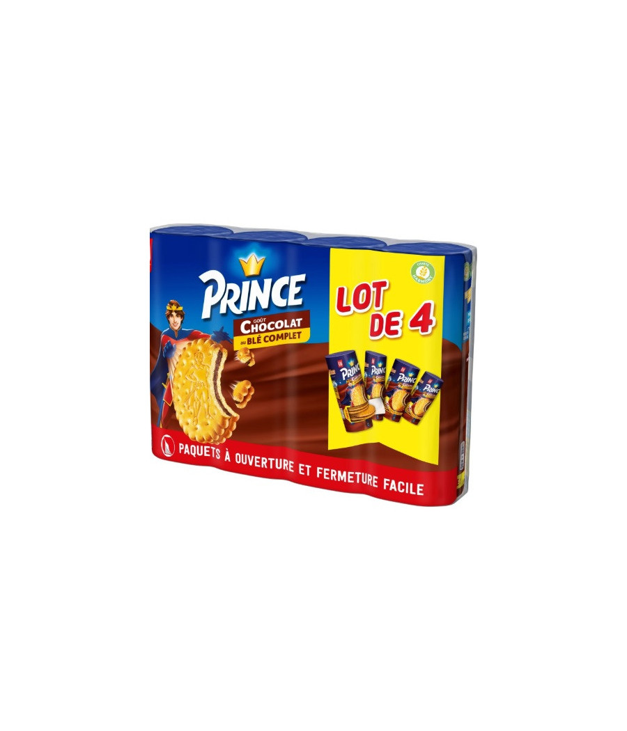 BISCUITS PRINCE GOUT CHOCOLAT AU BLE COMPLET LU 300G BISCUITS PRINCE GOUT CHOCOLAT AU BLE COMPLET LU 300G