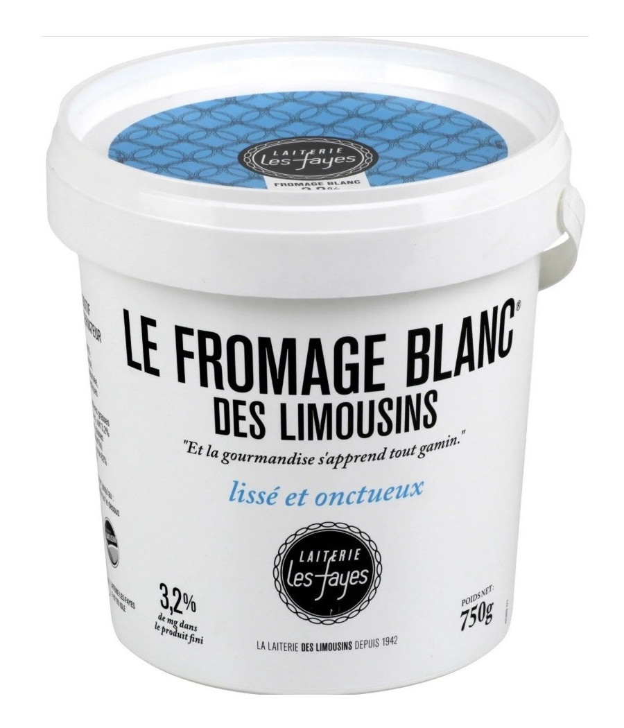 LE FROMAGE BLANC DES LIMOUSINS 750 G LE FROMAGE BLANC DES LIMOUSINS 750 G