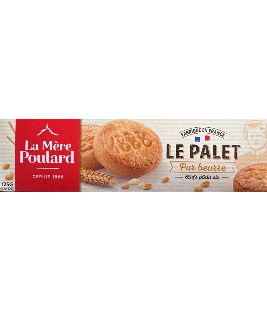 LE PALET PUR BEURRE LA MERE POULARD 125G LE PALET PUR BEURRE LA MERE POULARD 125G