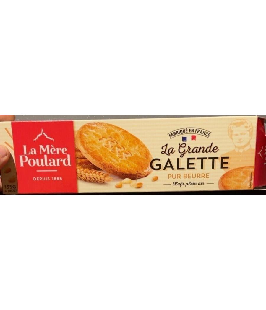 LA GRANDE GALETTE PUR BEURRE LA MERE POULARD 135G LA GRANDE GALETTE PUR BEURRE LA MERE POULARD 135G