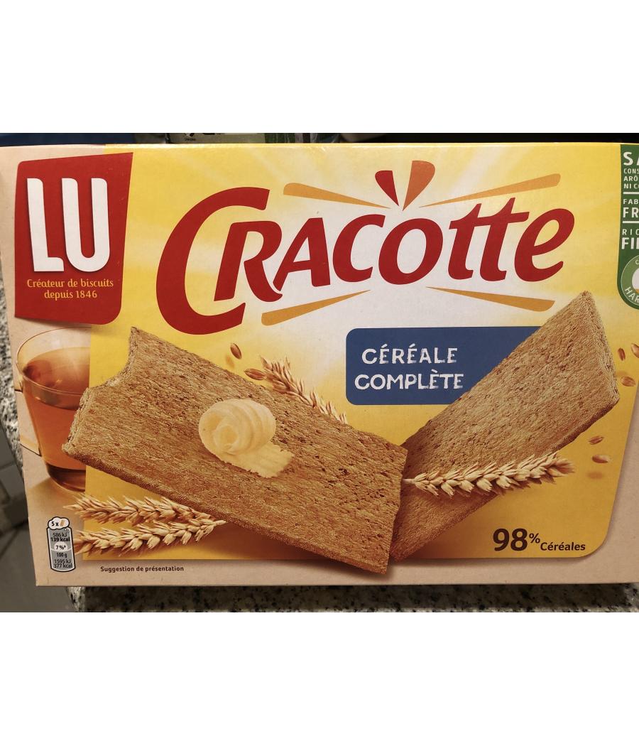 CRACOTTE CEREALES COMPLETES LU 250G CRACOTTE CEREALES COMPLETES LU 250G