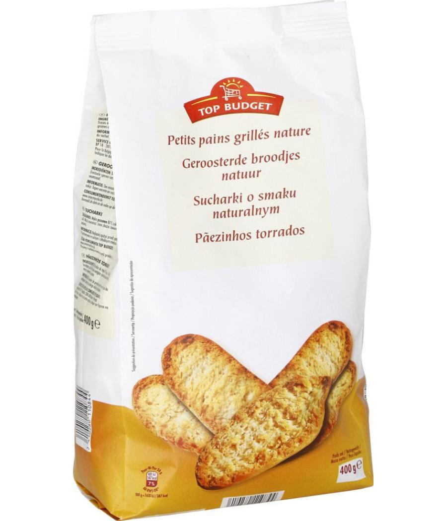 PETITS PAINS GRILLES NATURE 400G PETITS PAINS GRILLES NATURE 400G