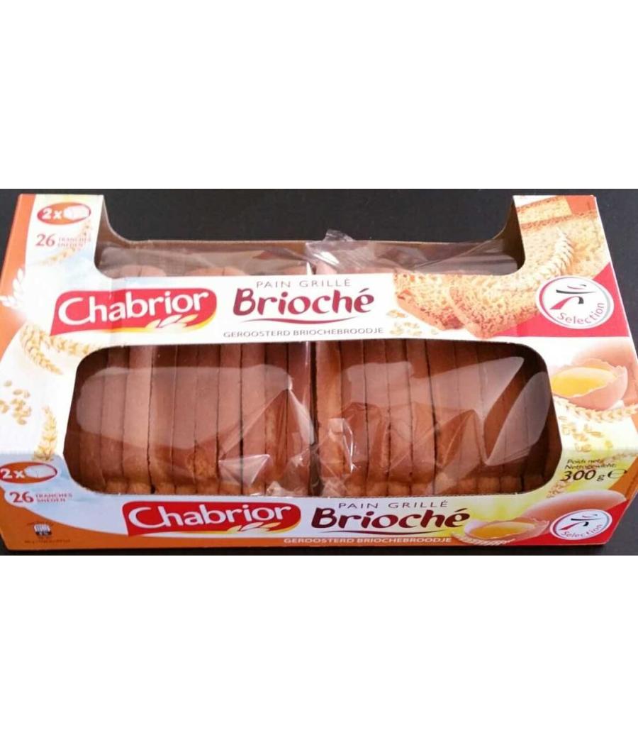 PAIN GRILLE BRIOCHE CHABRIOR 300 G PAIN GRILLE BRIOCHE CHABRIOR 300 G