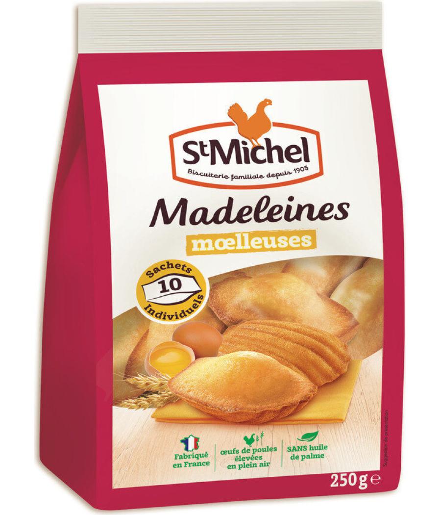 MADELEINES MOELLEUSES ST MICHEL 250 G MADELEINES MOELLEUSES ST MICHEL 250 G
