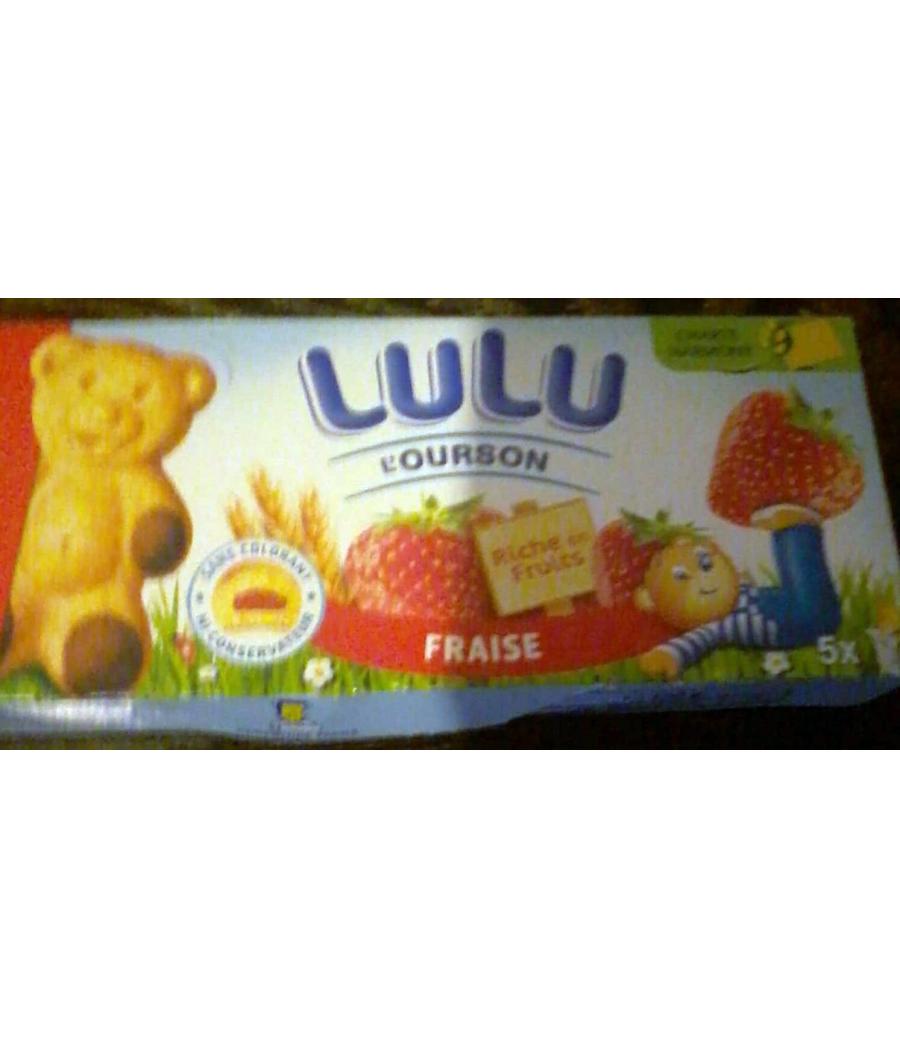 LULU L'OURSON FRAISE 300 G 2*150G LULU L'OURSON FRAISE 300 G 2*150G