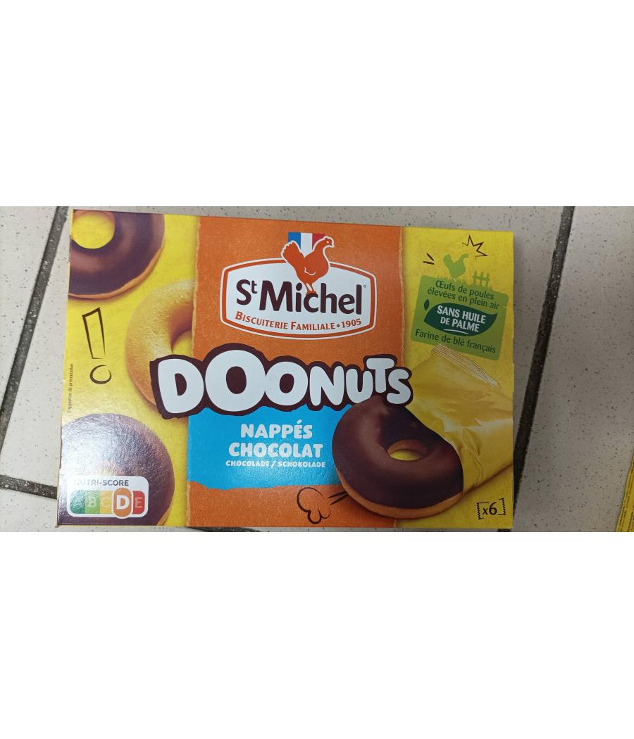 GÂTEAUX DOONUTS NAPPÉS CHOCOLAT AU LAIT ST MICHEL 180G GÂTEAUX DOONUTS NAPPÉS CHOCOLAT AU LAIT ST MICHEL 180G