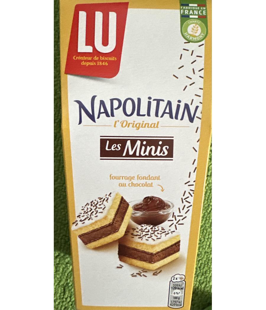 LES MINIS NAPOLITAIN LU  BOÎTE DE 90 G LES MINIS NAPOLITAIN LU  BOÎTE DE 90 G